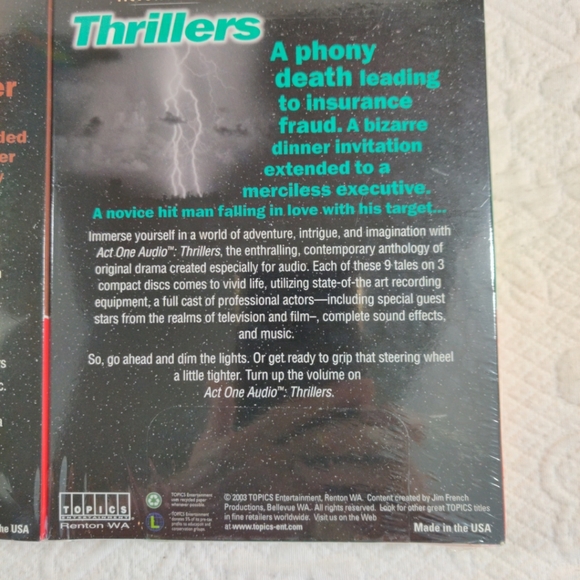 Act One Audio Book Thrillers & Mysteries Sealed New - Picture 7 of 10